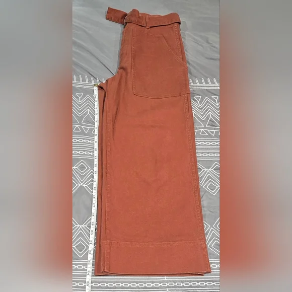 Madewell High Waisted Utility Wide Leg Cropped Jeans Size 27 - Picture 3 of 10